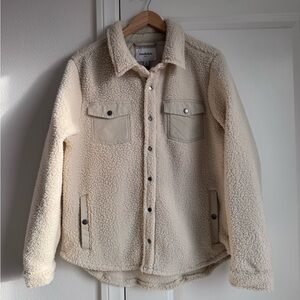NWT Goodfellow & Co Sherpa Shirt Jacket Size M